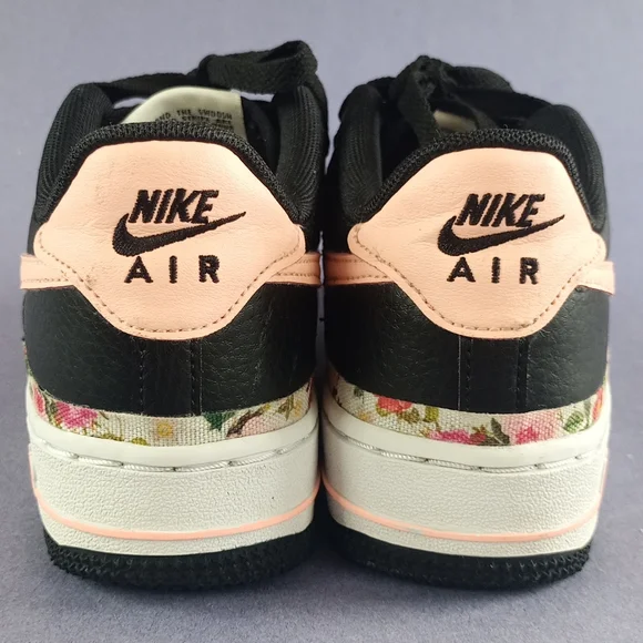 Nike Air Force 1 Vintage Floral GS 'Pink Tint' Shoes BQ2501-001 - Picture 3 of 12